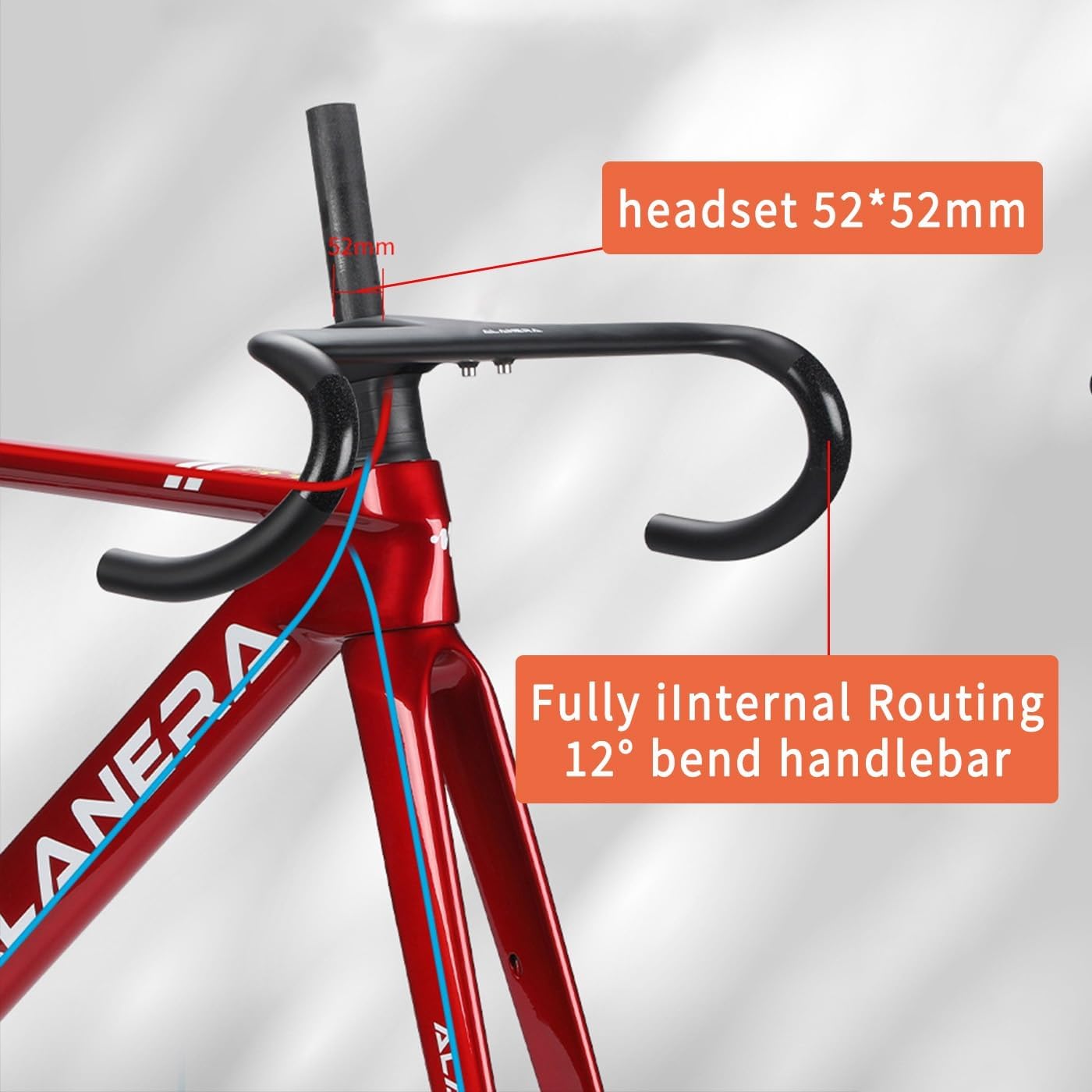 700C Carbon Road Bike Frameset 47/51/54/56/58cm Disc Brake Frames F12*100mm R12*142mm Thru-Axle Bicycle Frame with Fork Internal Routing BB86mm