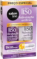 Salon Line, Kit Shampoo e Condicionador, Meu Liso Antifrizz, Vegano - Para Cabelos Lisos, 2 Unidades