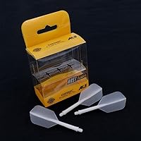 Vista 2 de CUESOUL Rost AK5 - Eje de dardos integrado y vuelos color transparente - S/M/L