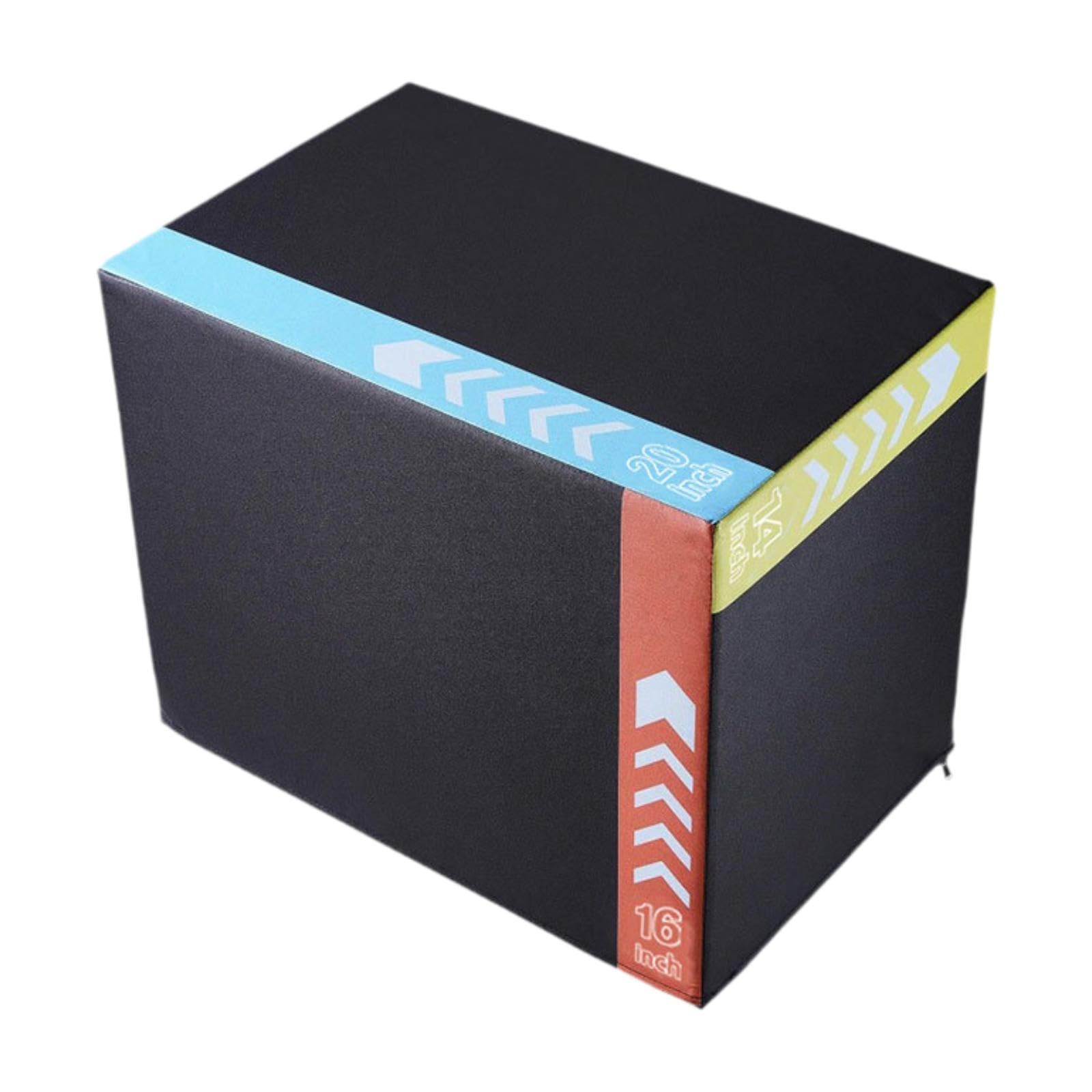 MYADDICTION Plyometric Jump Box 3 in 1 Exercise Multifunctional for Home Gym Step up Box Style C-image-36