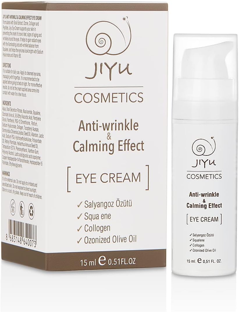 Jiyu Göz Kremi Kırışıklık Önleyici Kazayağı Çizgileri ve Göz Altı Morlukları İçin Göz Çevresi Kremi 15 ml.