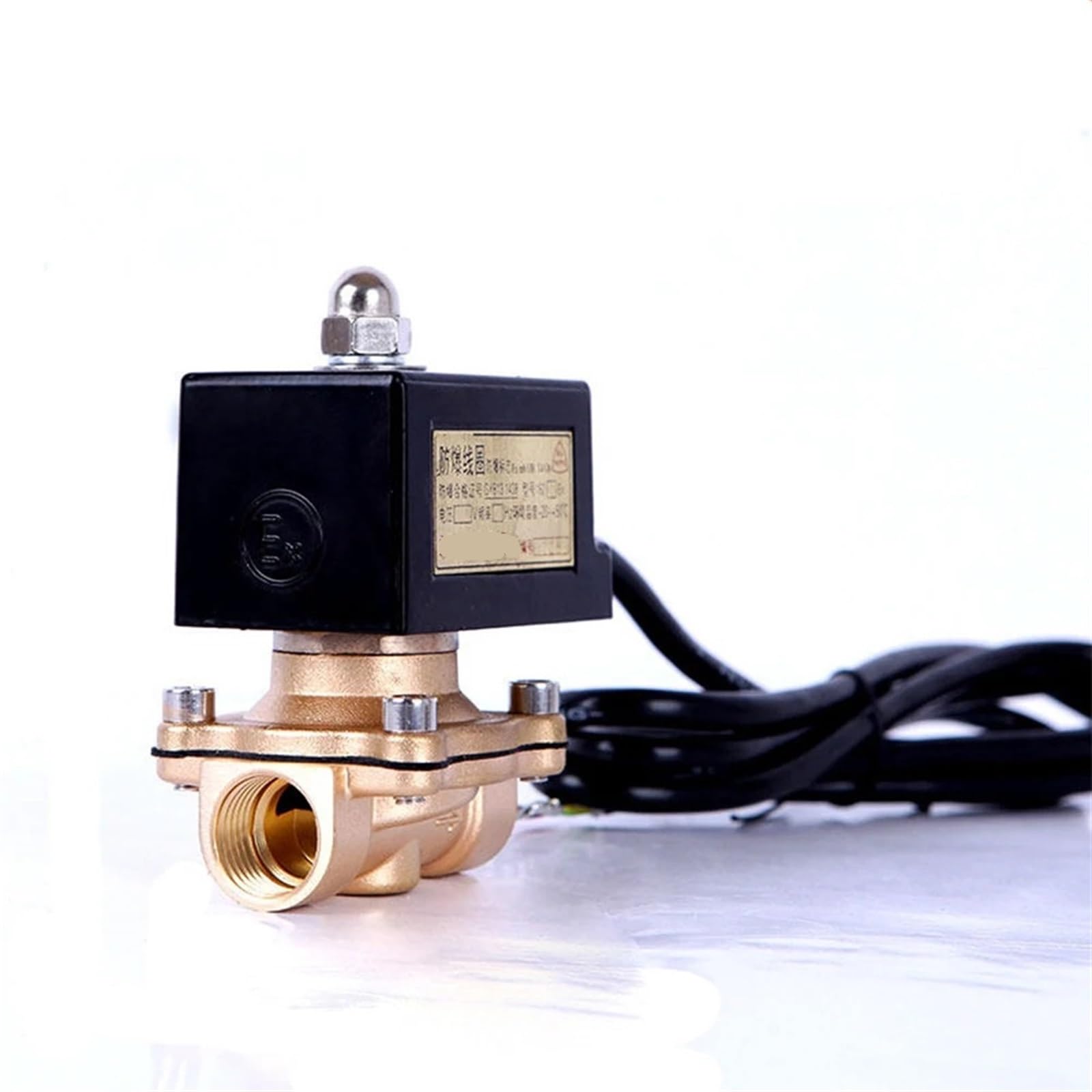 Gnqukebwh 110Vac-Closed 1/2“ Explosion-Proof Solenoid Valve Compatible With Various Fluids(110Vac-Closed)
