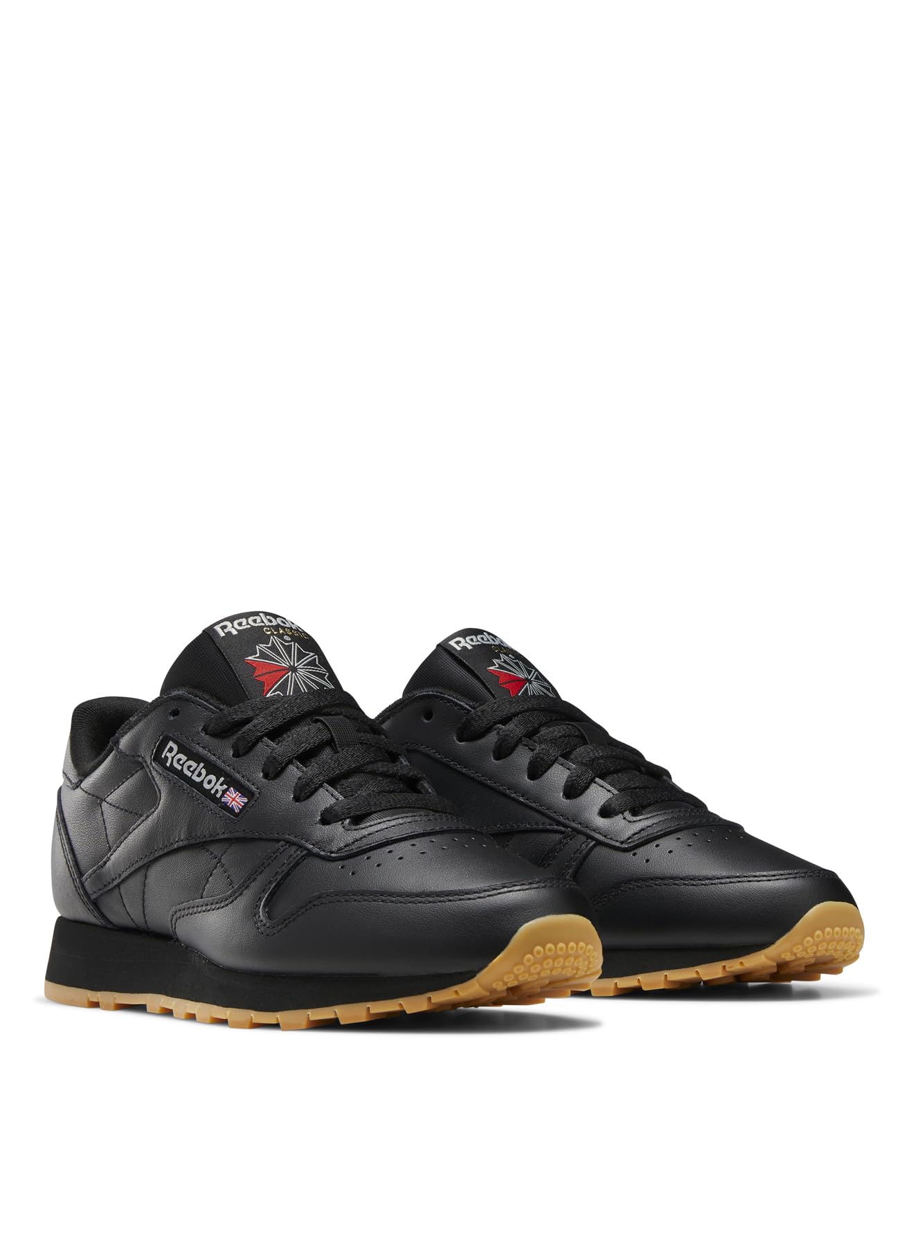 Reebok Cl Leather Damen's Foam-Cover Sockliner Slim Toe Trainers (Schwarz, EU 35.5)