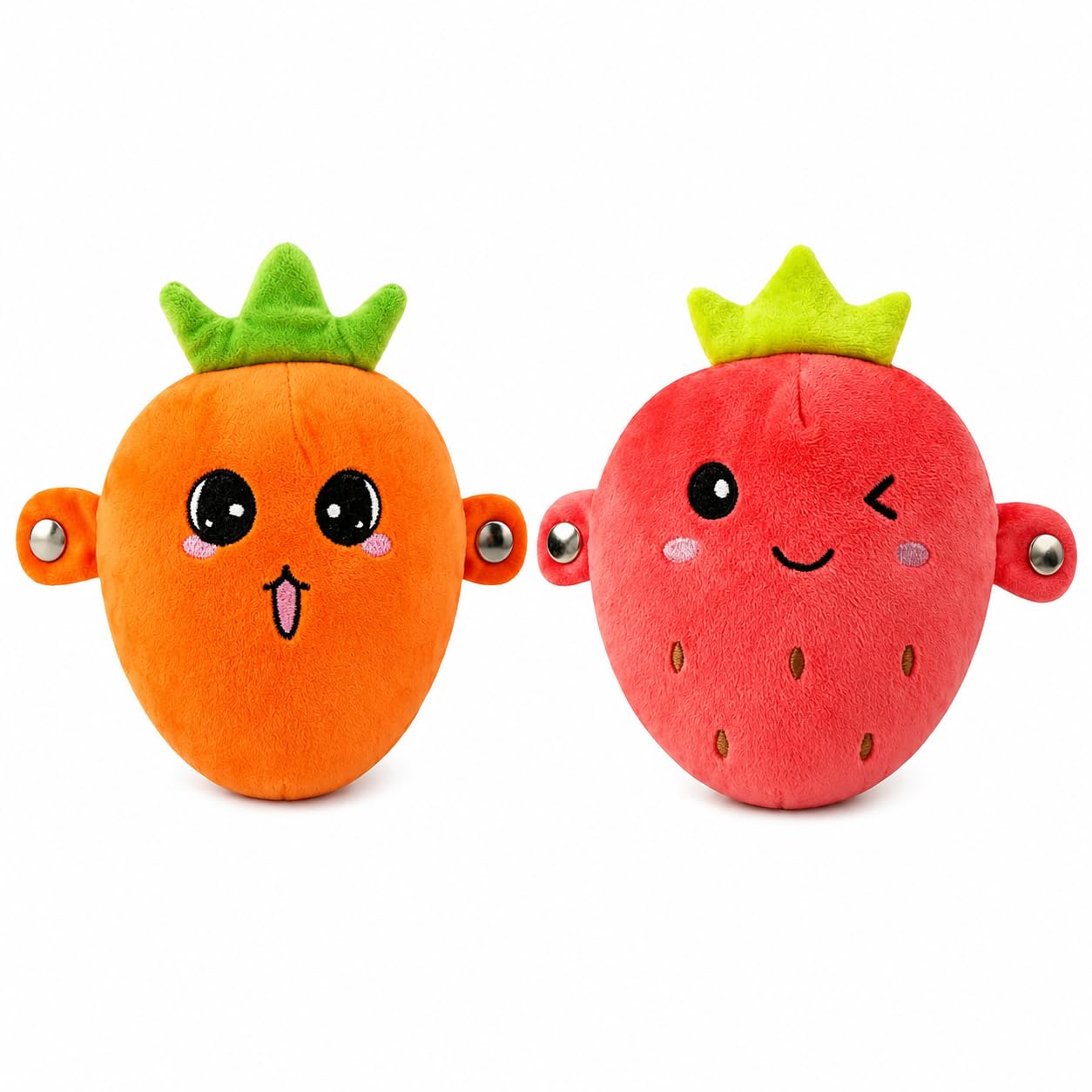 TASBER Interactive Music Plush Toy, Touch-Sensitive Fruit & Piano Plush, Educational Sensory Singing Doll, Soft Stuffed Animal for Early Learning, Parent-Child Play, Birthday Gift (Bc)