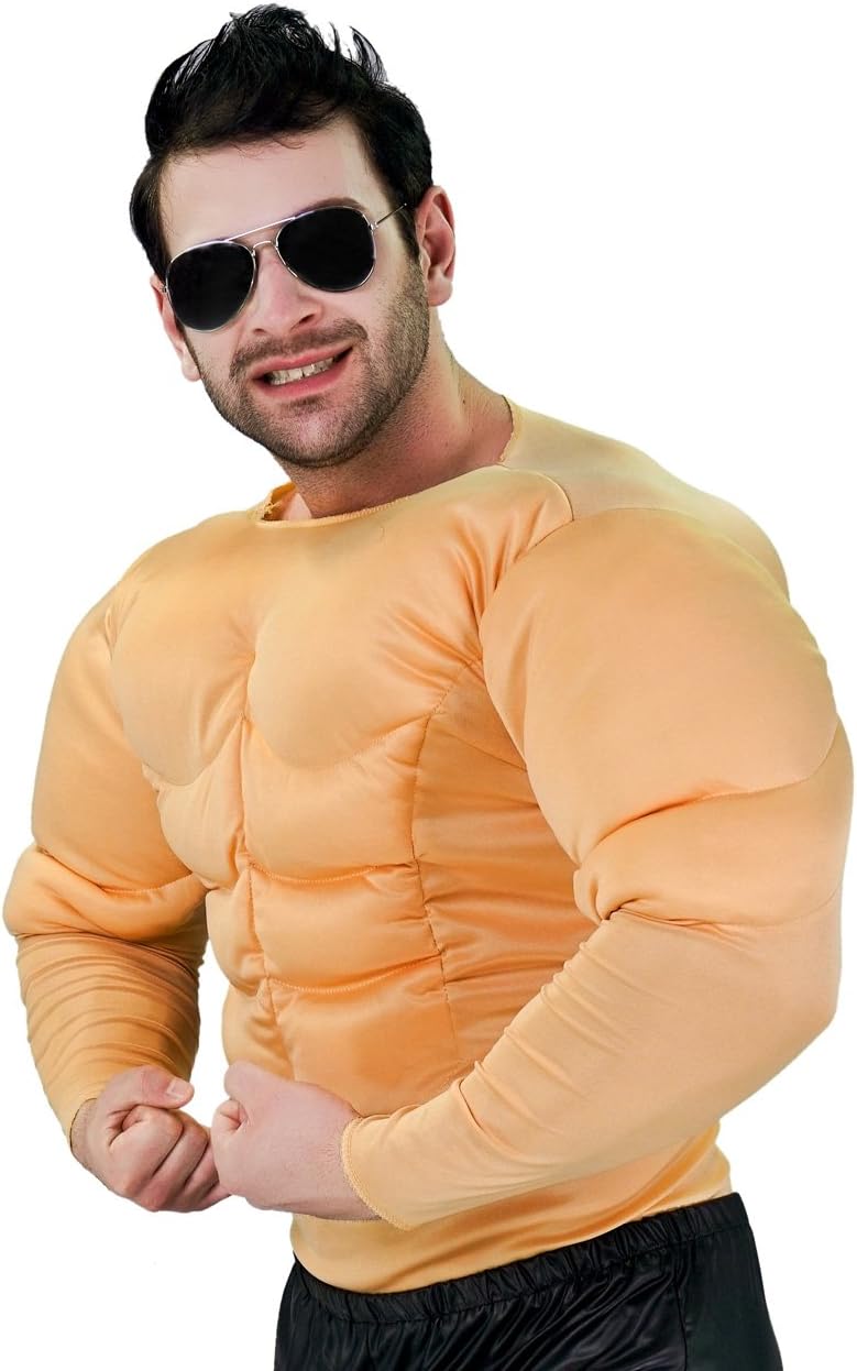 Man's Muscle Suit Costumes,Yellow,One Size - Image 4