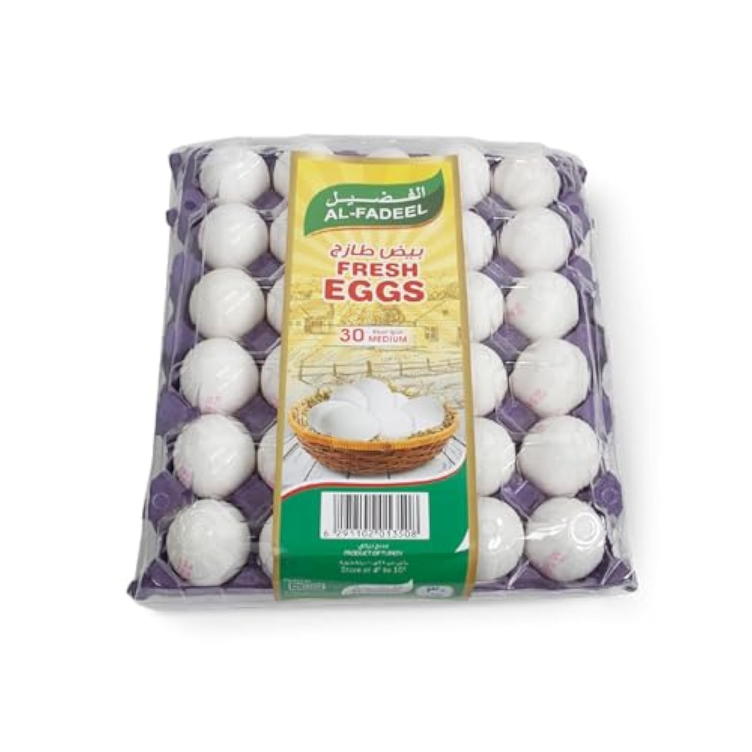 Al Fadeel White Eggs Medium, 30 pcs