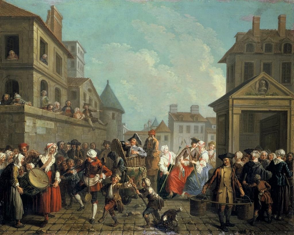 Tableau Carnaval dans les rues de Paris - Impression d'art image sur toile decoration murale - 5