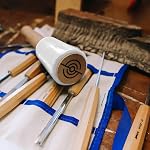 Précision Wood Carving Mallet, 15oz Maillette en bois pour le travail du bois, poignée en bois confortable réduit la fatigue des mains, tête d'uréthane non-marquante protège Tools, Marteau de chisel de Schaaf Tools