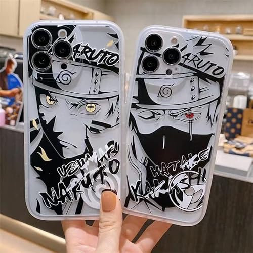 Edentoy Compatible With Iphone 12 Phone Case Cartoon Anime Character Phone Case Cartoon Boy Anime Phone Case Tpu Soft Transparent Men's Phone Case Shockproof 6.1 Inch Transparent Phone Case #TOP3