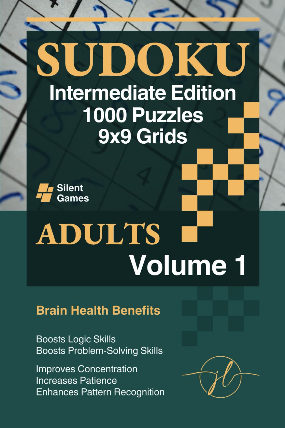 Silent Games – Sudoku Intermediate Edition: 1000 Puzzles for Adults 9x9 Grids – Volume 1