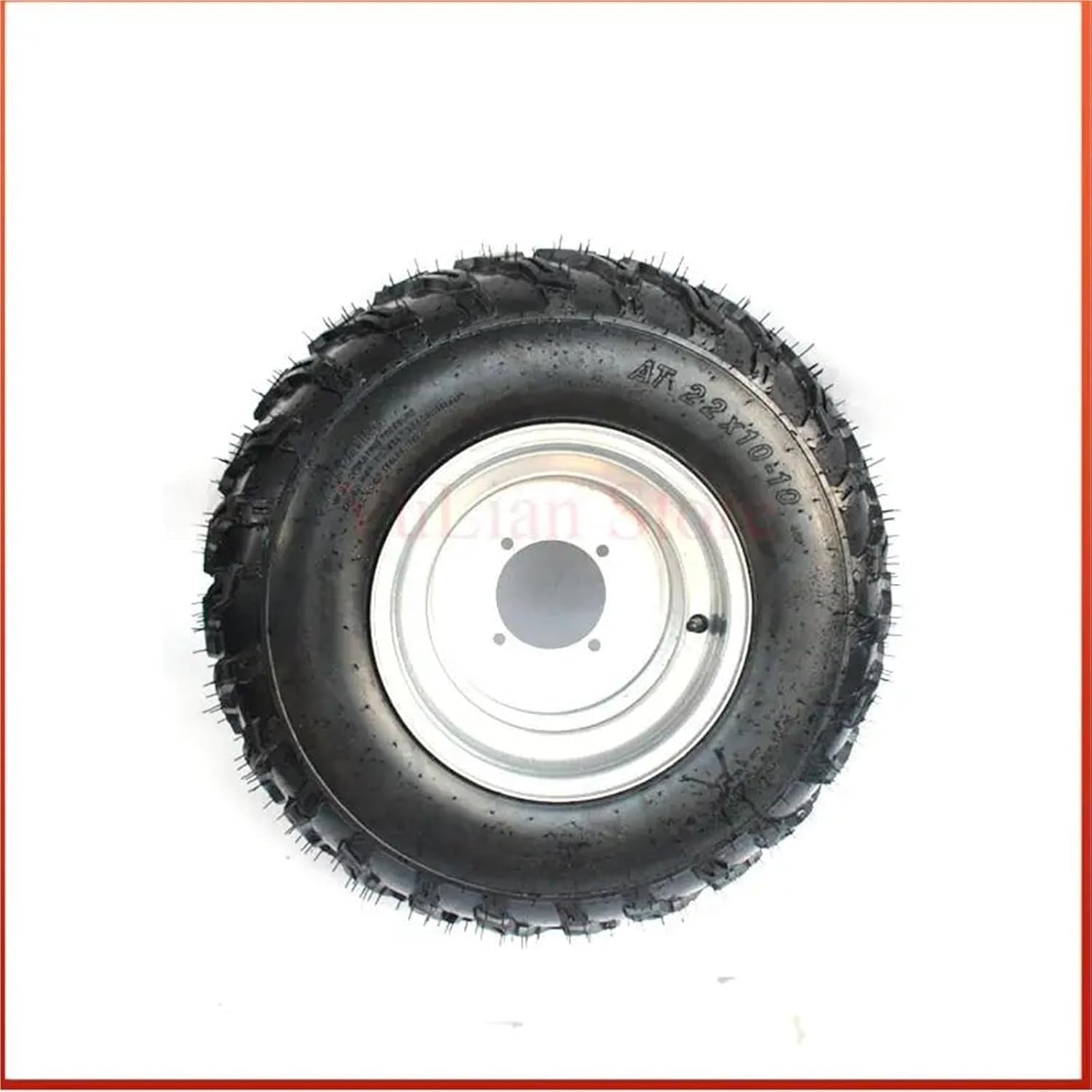 Kart Accessories ATV 21X7-10 22X10-10 Inch Wanda Off-road Tire with Iron Wheel Assembly