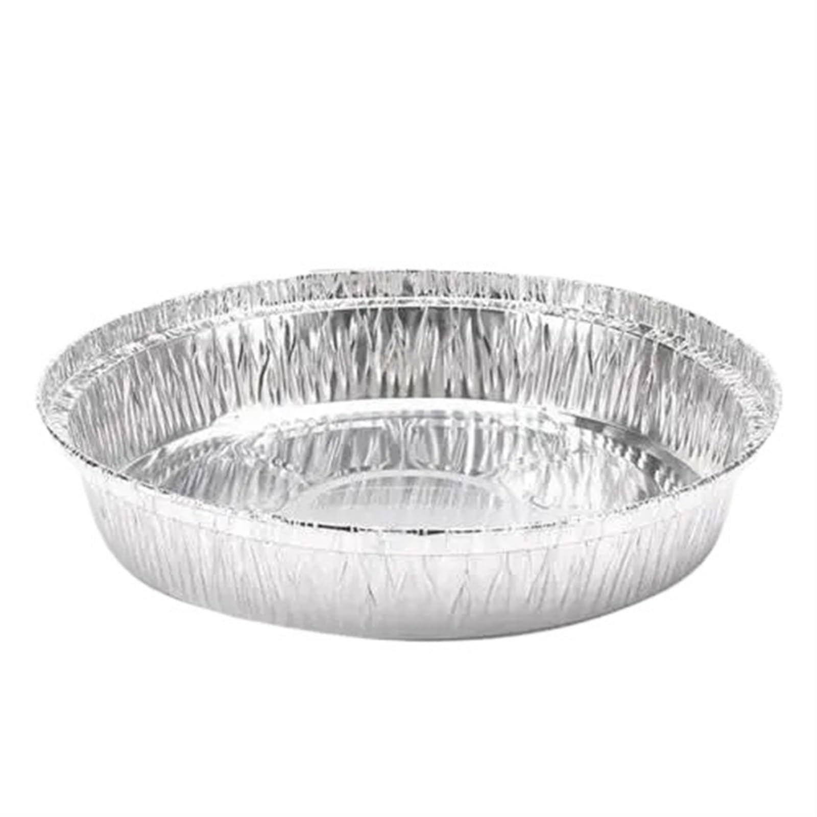 Batterie de cuisine jetable en aluminium avec moule rond 7 pouces pour cuisson et barbecue