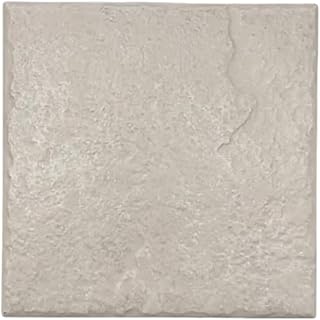 Tenedos Arctic Ivory Square 6x6 Ceramic Wall Tile Textured Matte, Kitche...