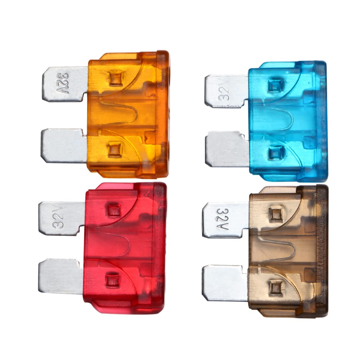 Hemobllo 4pcs Car Fuse Holder Set Fuses Holders Replacement for Cars Trucks Suvs Rvs Boats Easy Installation