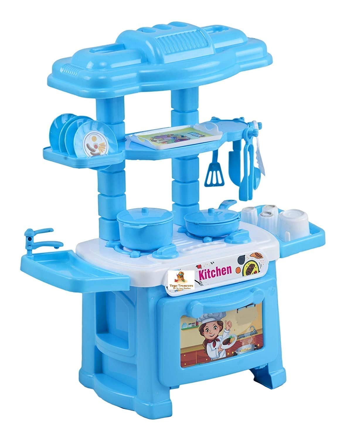 Toys Treasure Wood 32Pcs Toy Kitchen Role Play Set Multicolour for Boys/Girls/Kids, Multicolor (B08PZR8HJM) Amazon Price History, Amazon Price Tracker