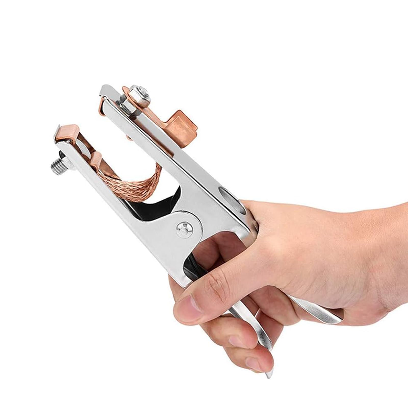 Tooloflife Silber 800A Earth Clamp, Welding Ground Clamp, Welding Clamp For Welding Machine, 175 Mm Length