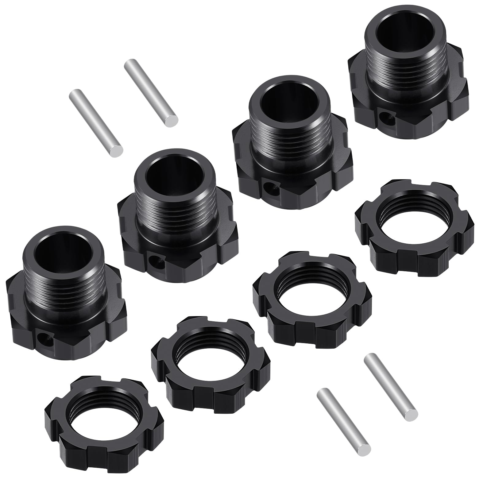 RCLIONS RC Car Wheel Hub Hex Adapters for 1:8th ARRMA KRATON V4 V5 4WD Speed Monster RC Truck Car Upgrade Parts