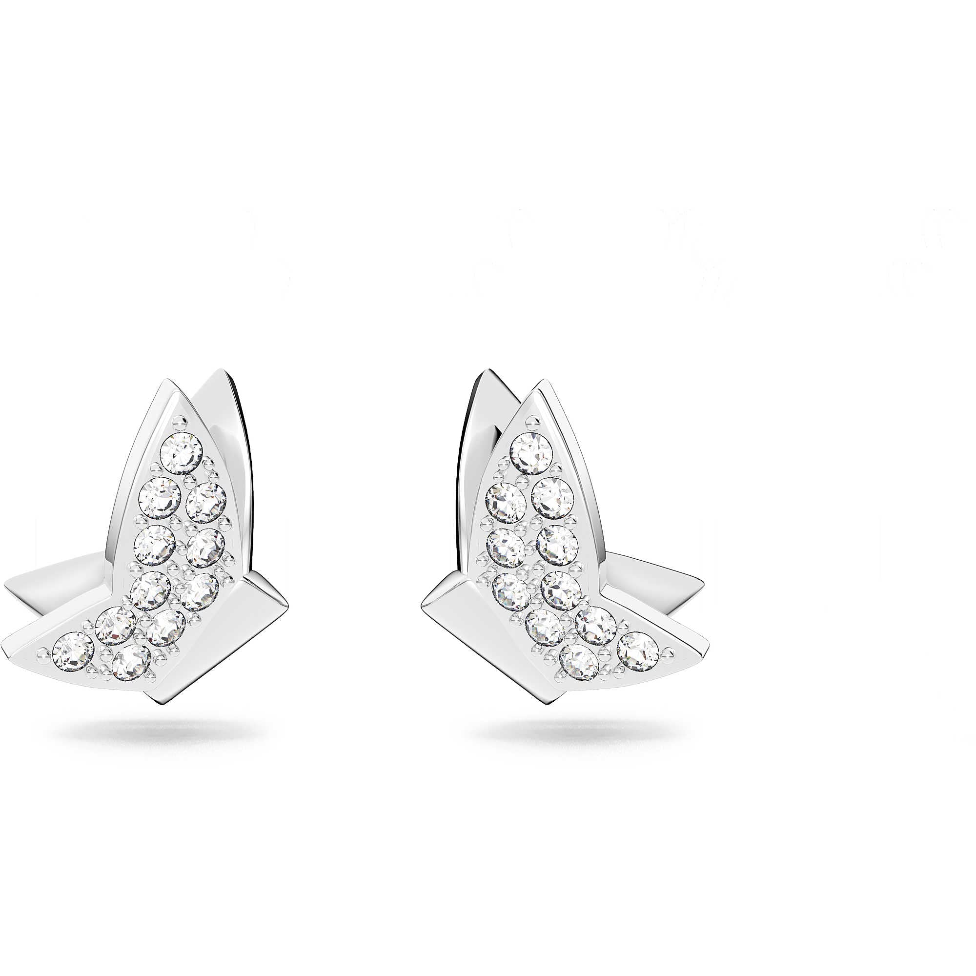 Swarovski womens Earrings, Lilia stud earrings, White, One Size