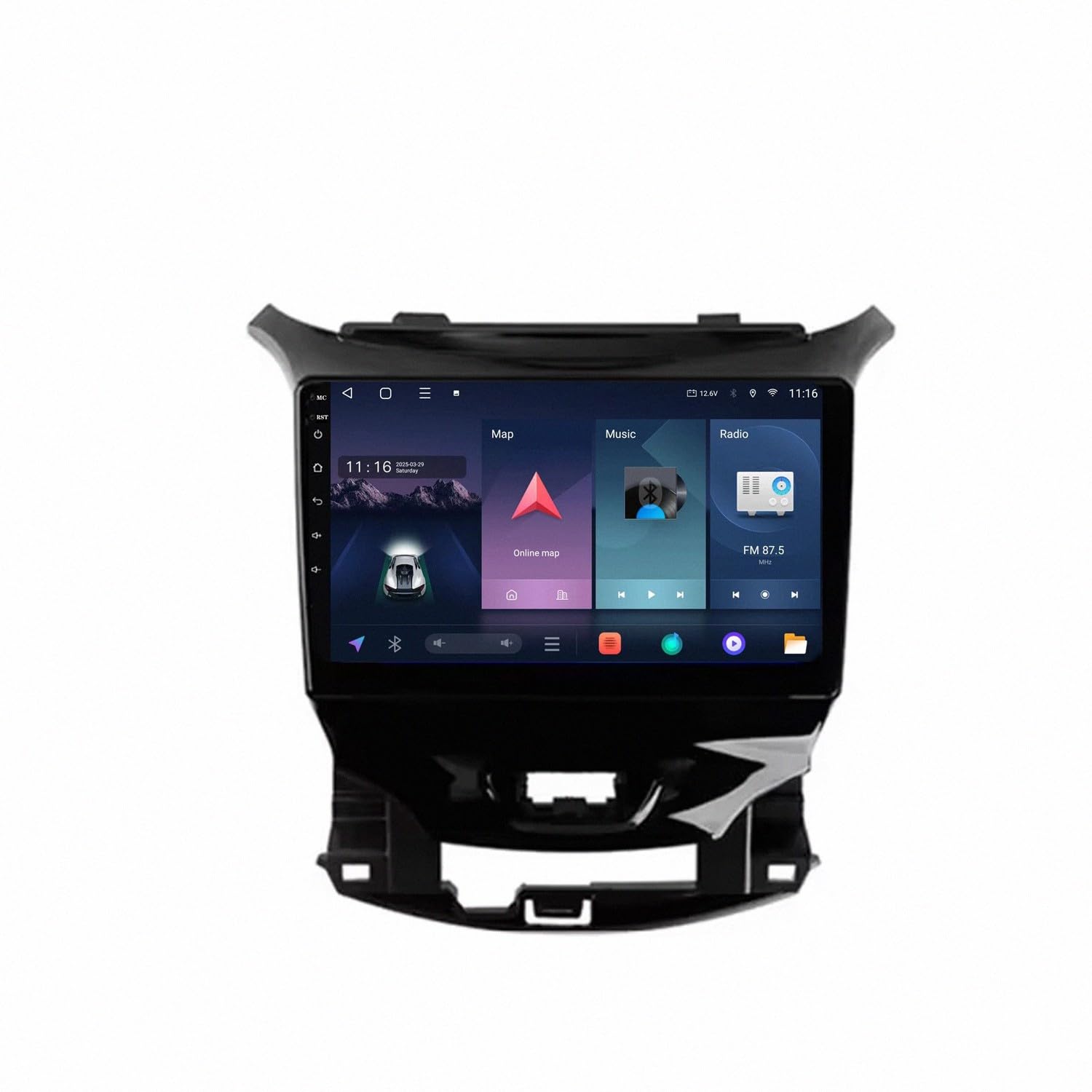 Carplay Inalámbrico en Pantalla de Coche 2 DIN con Android Auto para Citroen C4 y Bluetooth 8
