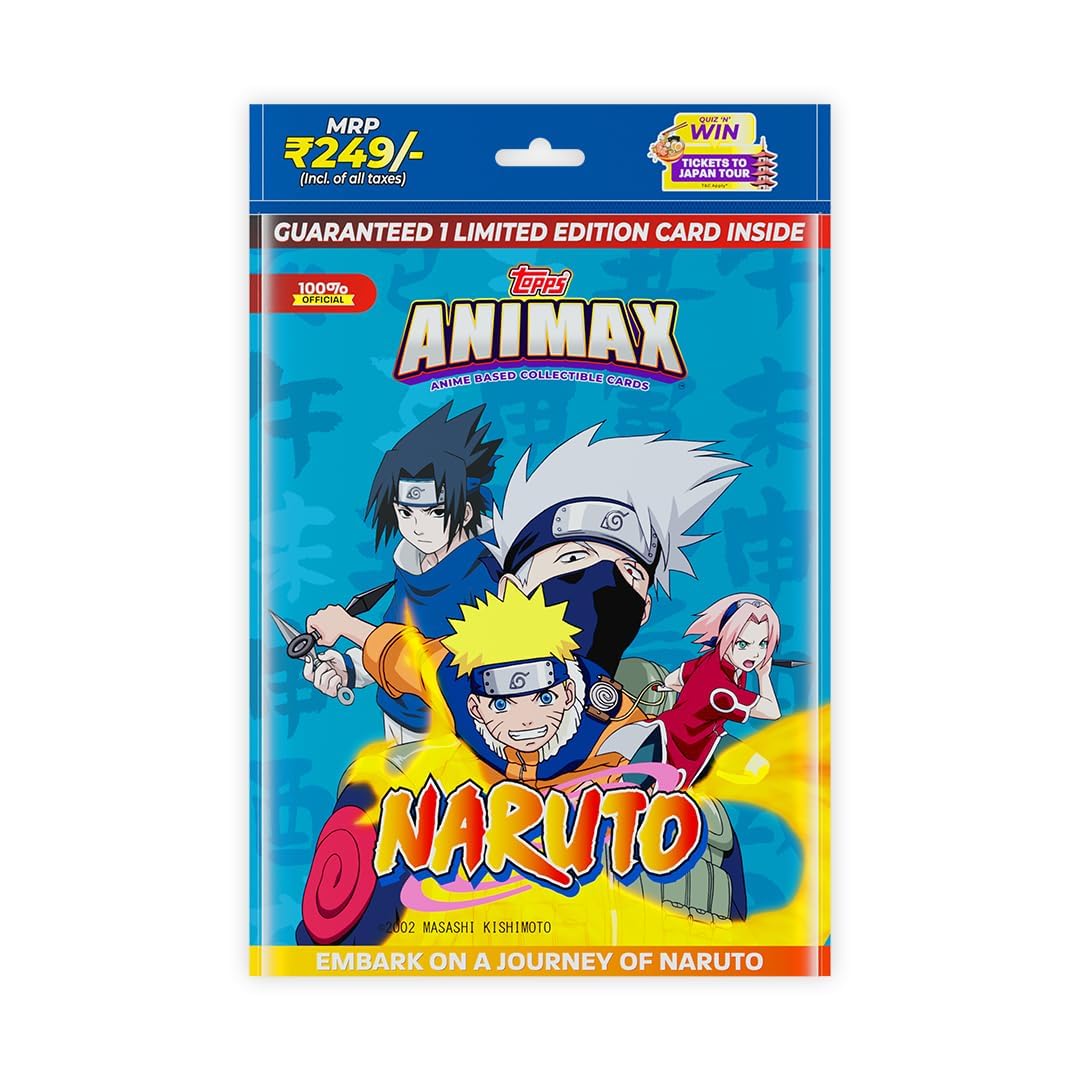 Amazon.com: Topps Animax 2024 Official Naruto Collectible Card