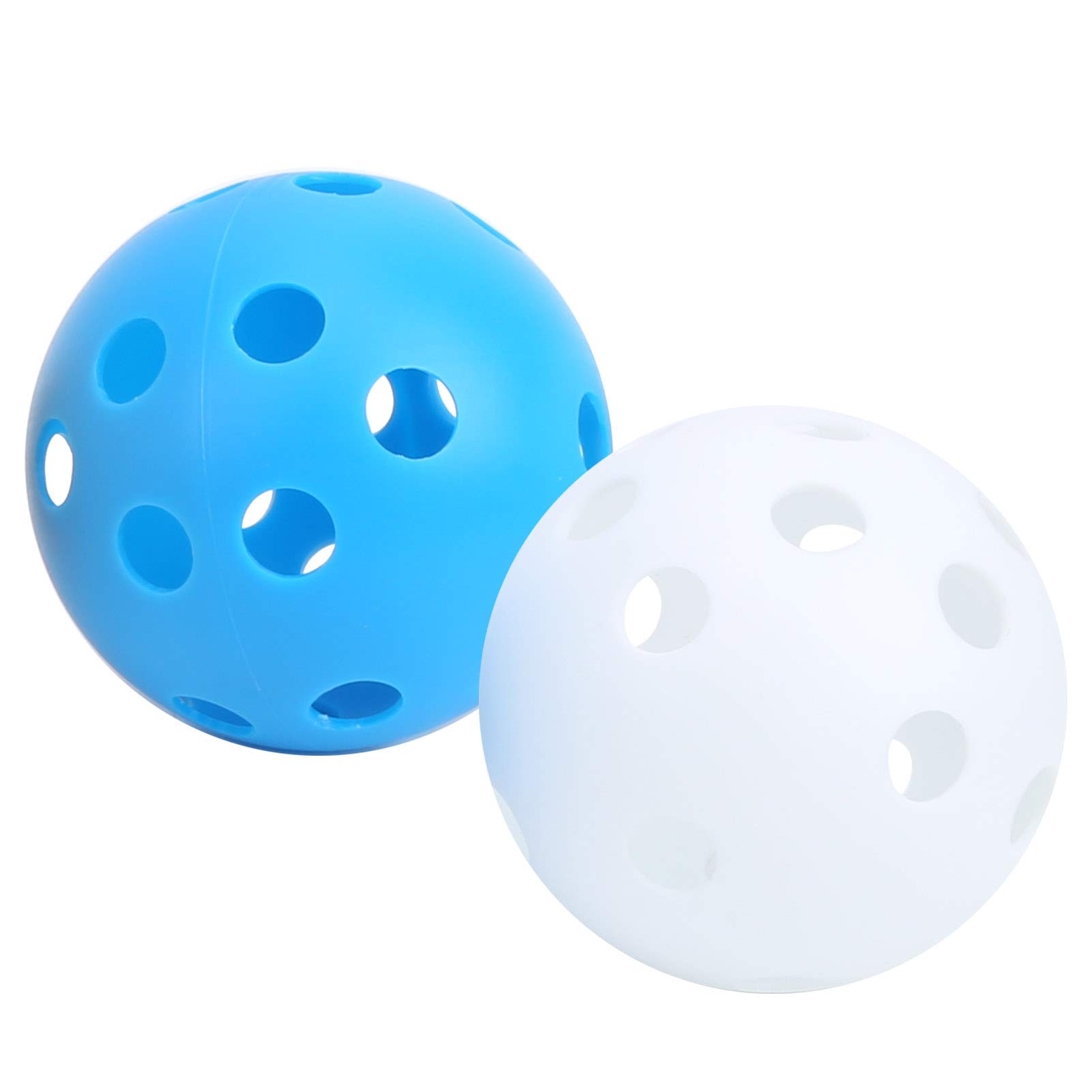 Dilwe Balles Creuses de Golf, 72 MM 26 Trous Balles en Plastique Creuses de Pratique de Golf balles de Circulation d'air pour l'entraînement de Swing Utilisation intérieure/extérieuregolf