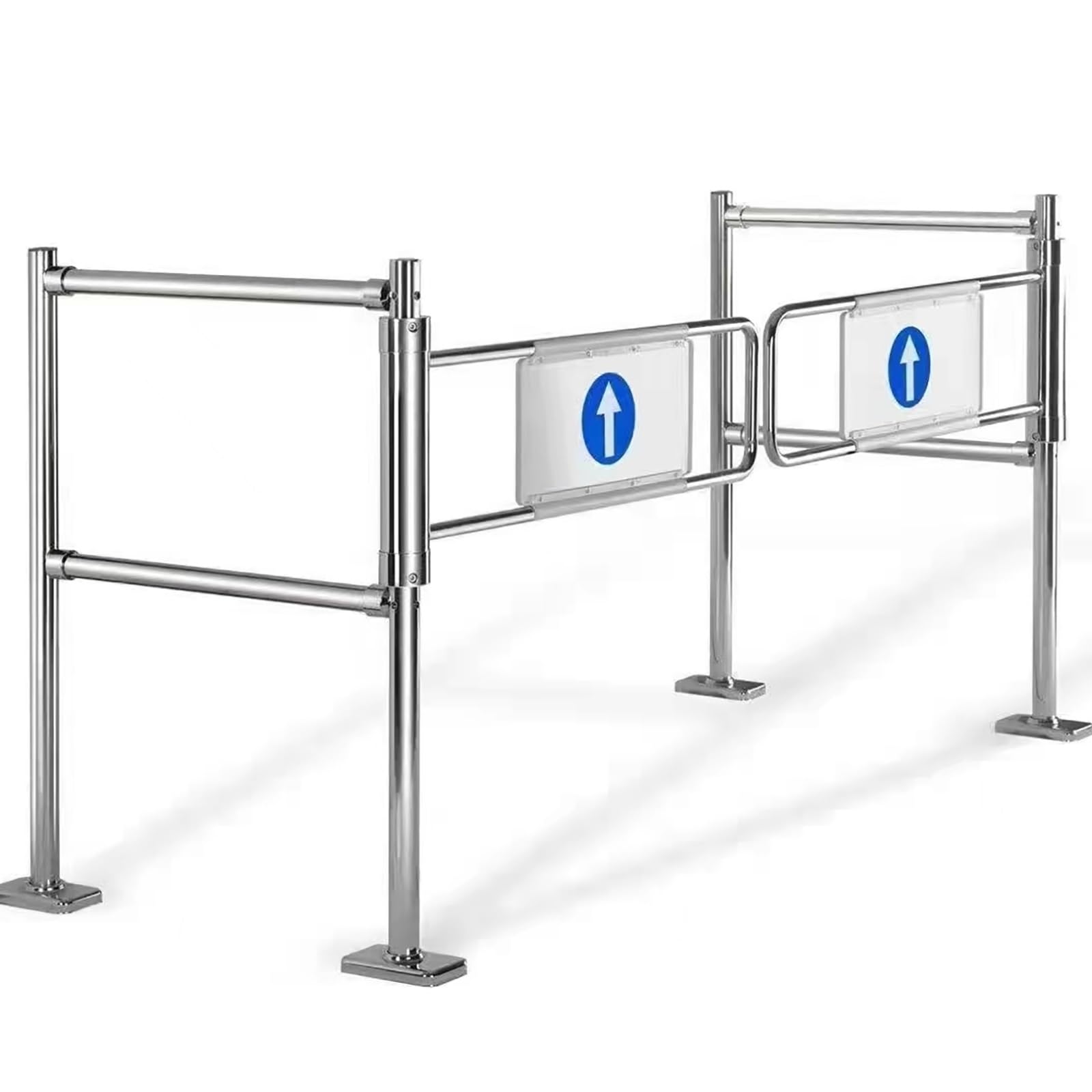 Aioneer Stainless Steel Entrance Swing Gate With Automatic Closure For Pedestrian Access Control In Commercial Settings-190 x 100 cm/74.8
