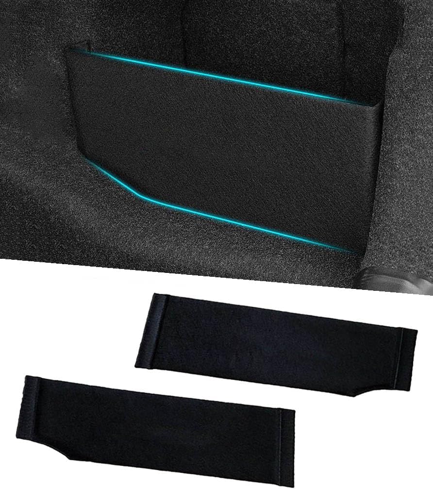 2Pcs Car Rear Trunk Organizer Side Divider for Toyota RAV4 2020-2025, Auto Trunk Storage Organizer Side Baffle Board Self-Adhesive Car Trunk Side Organizer Divider