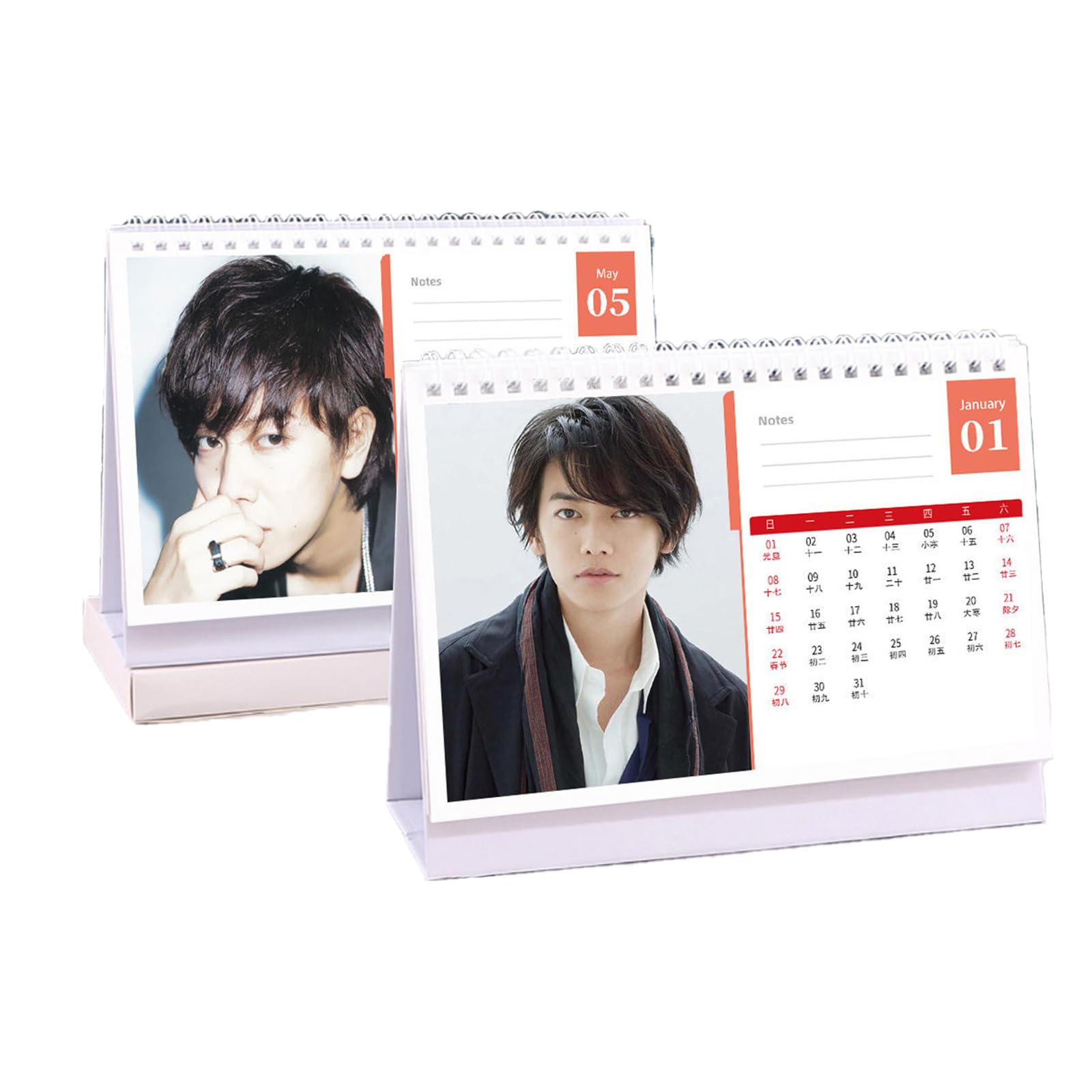 Amazon | [SDCADQ] 佐藤健 周辺 カレンダー 2026年 卓上カレンダー