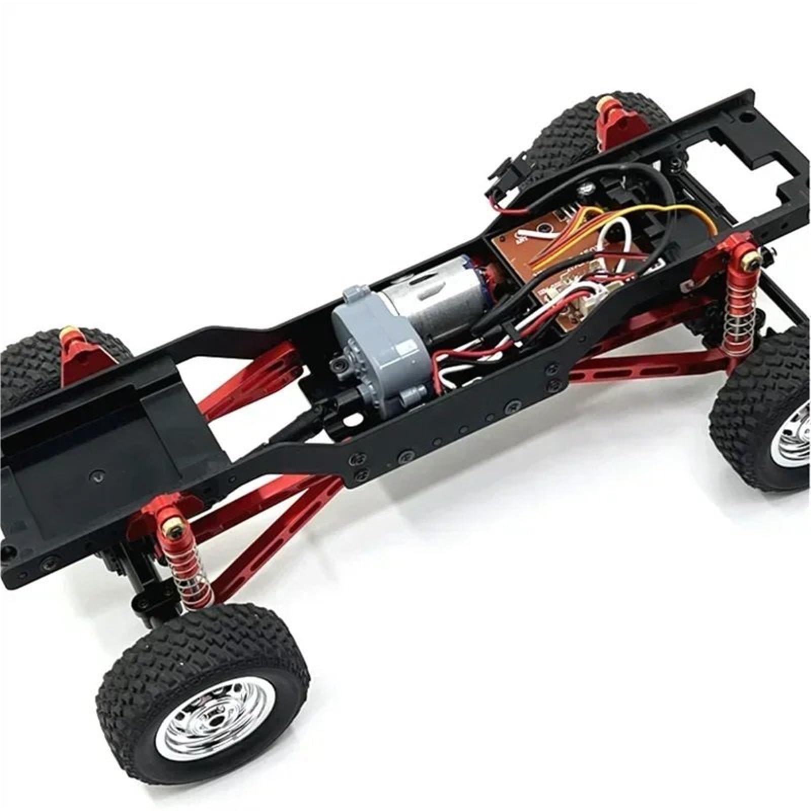 RC Repuestos para MN-78 Exterior Delantero Y Trasero Amortiguador Resorte Piezas Repuesto Coche Teledirigido Mejora Reacondicionamiento Metal(Black)