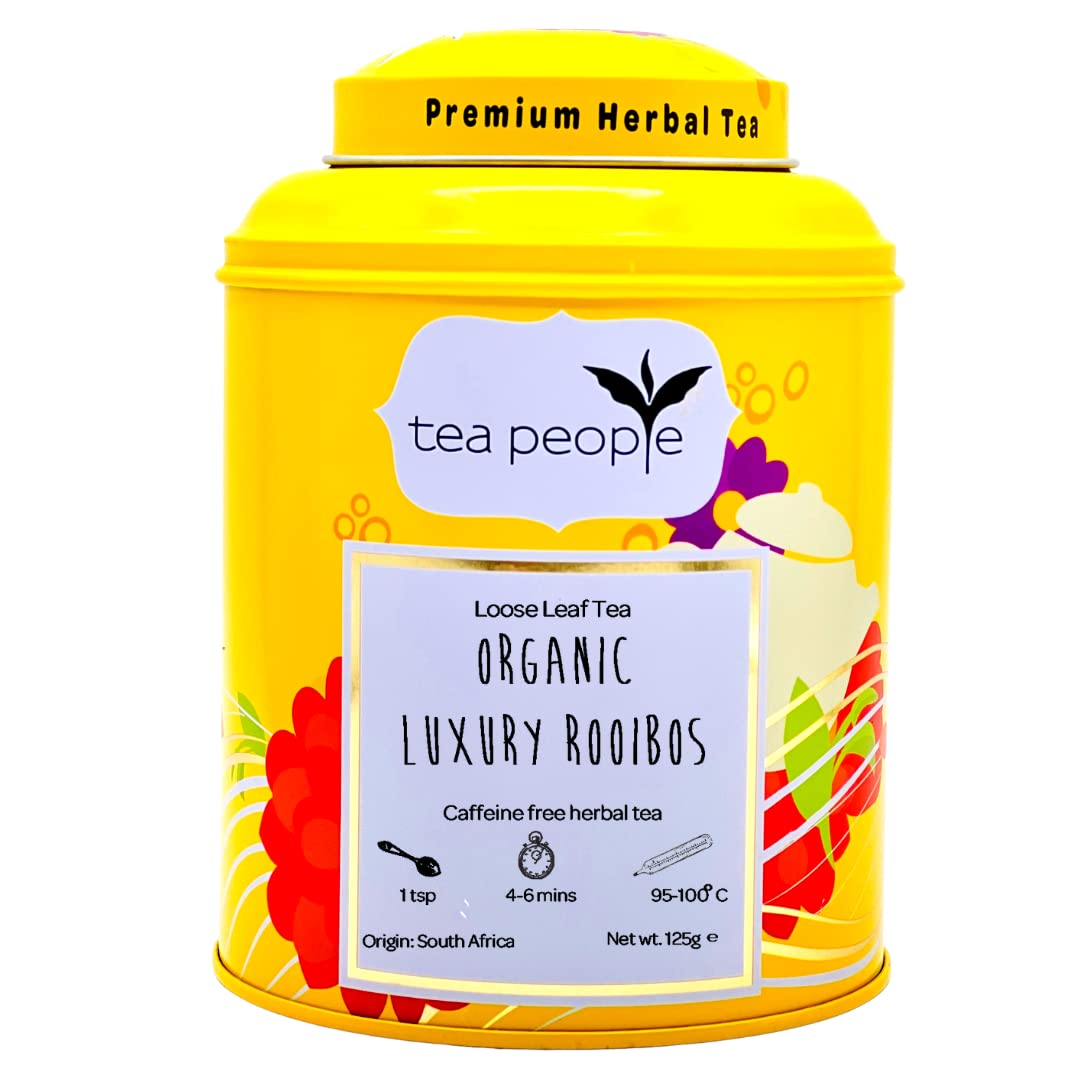Tea People Organic Luxury Rooibos Loose Tea Caddy 125g