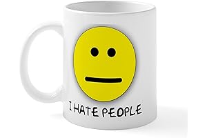 CafePress I Hate People Mug: Mornings and People Aversion Ceramic Coffee Mug