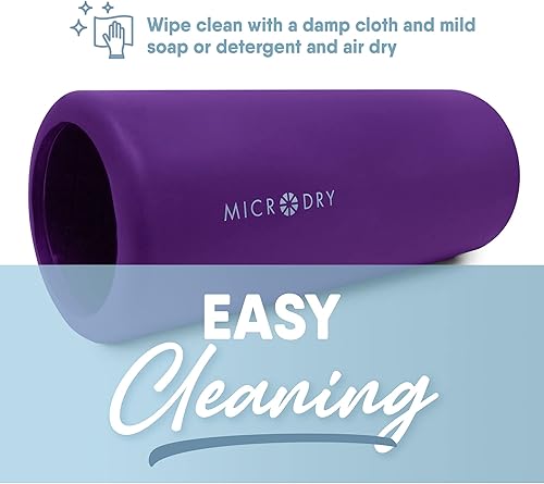 Miniatura 6 de MICRODRY Rodillo trasero de espuma de lujo para alivio muscular, rodillo para yoga, estiramiento, masaje firme de tejido profundo y liberación de