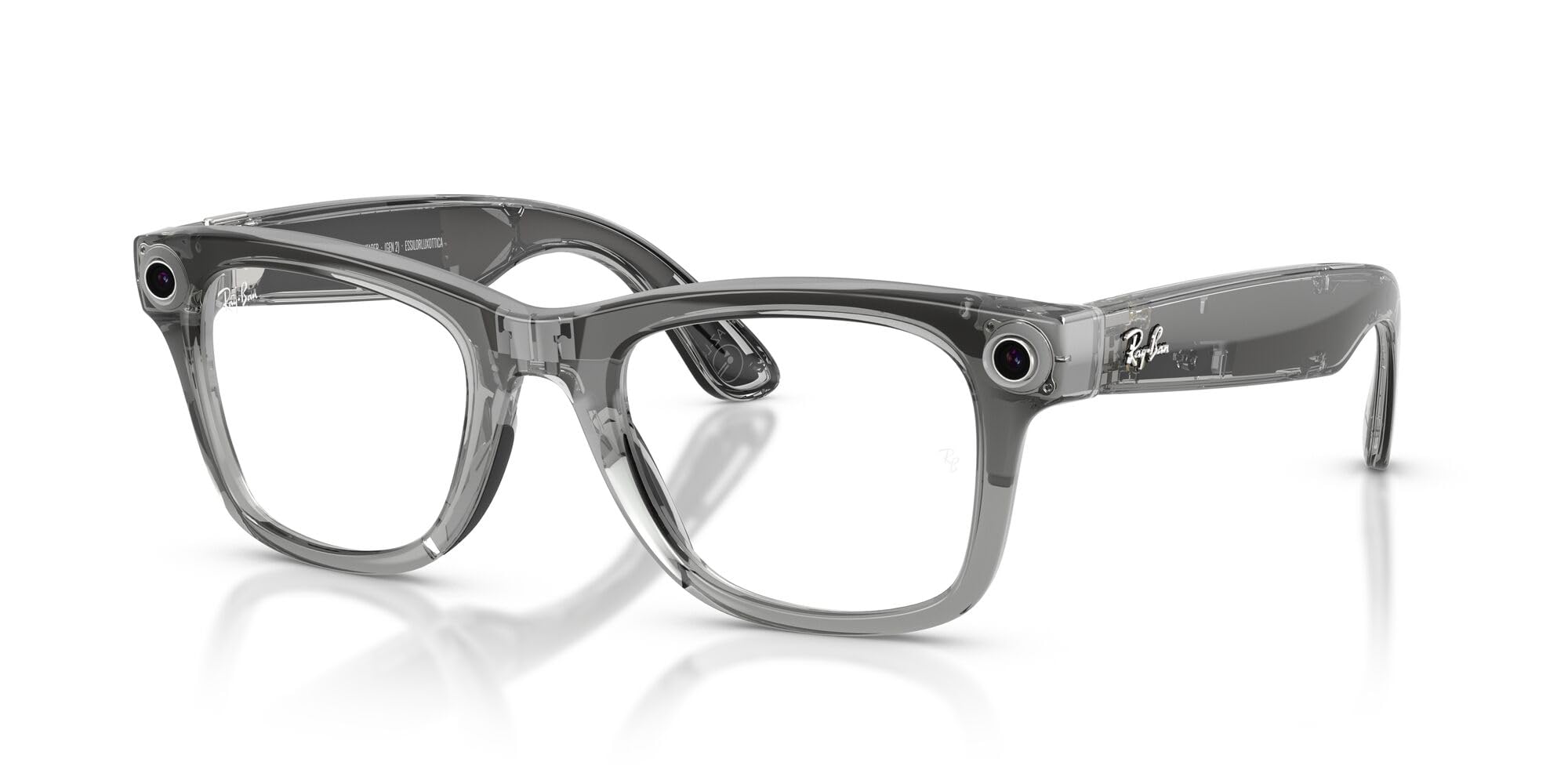 Ray-Ban (Carowayfarer (Gen 2) brillante transparente transparente Transitions® gafas de zafiro