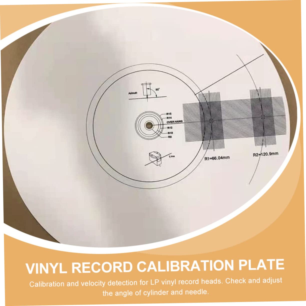 Righello di Calibrazione Antiscivolo per Pickup di Dischi in Vinile Misuratore di Allineamento per Giradischi Strumento di Allineamento per Testine di Dischi in Vinile