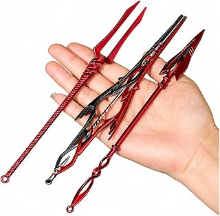 新世紀エヴァン ゲリ オン ミニ武器モデル 3点セット ロンギヌスの槍 カシウスの槍 グッズ 飾り物 置物 金属製 プレゼント (15cm) [並行輸入品]
