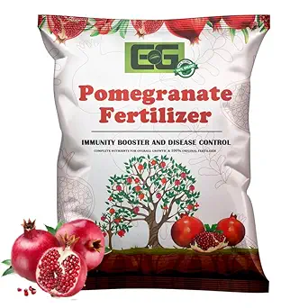 Elamgreen pomegranate plant fertilizer for fruit plants with added manures, organic indoor and outdoor plant fertilizer (10)