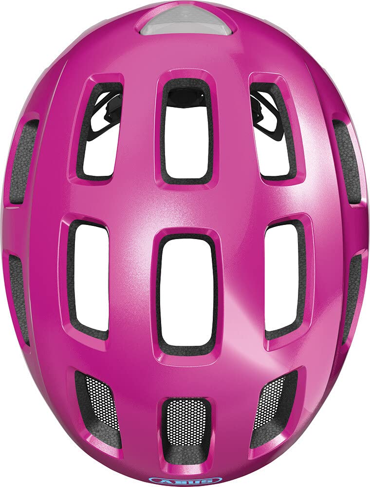 ABUS Da Ragazzi, Unisex, Fahrradhelm, Pink (Sparkling Pink), M (52-57 cm) & Rennradhelm Macator