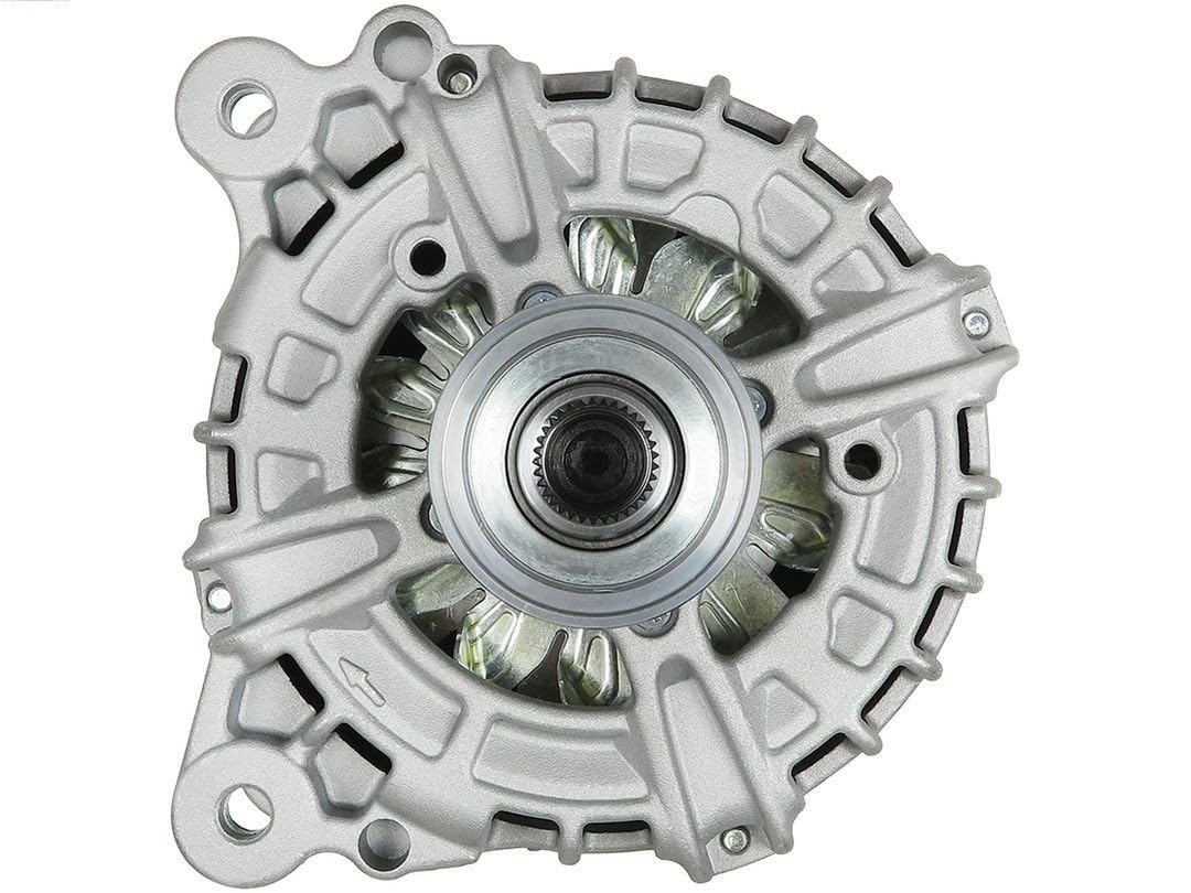 AS-PL Alternador A0607S 180A generador con polea de rueda libre Compatible con VW Golf 7 Hatchback 5G1, BQ1, BE1, BE2 Passat B8 Variant 3G5, CB5 Passat B7 Variant 365, SKODA Octavia III Combi 5E5