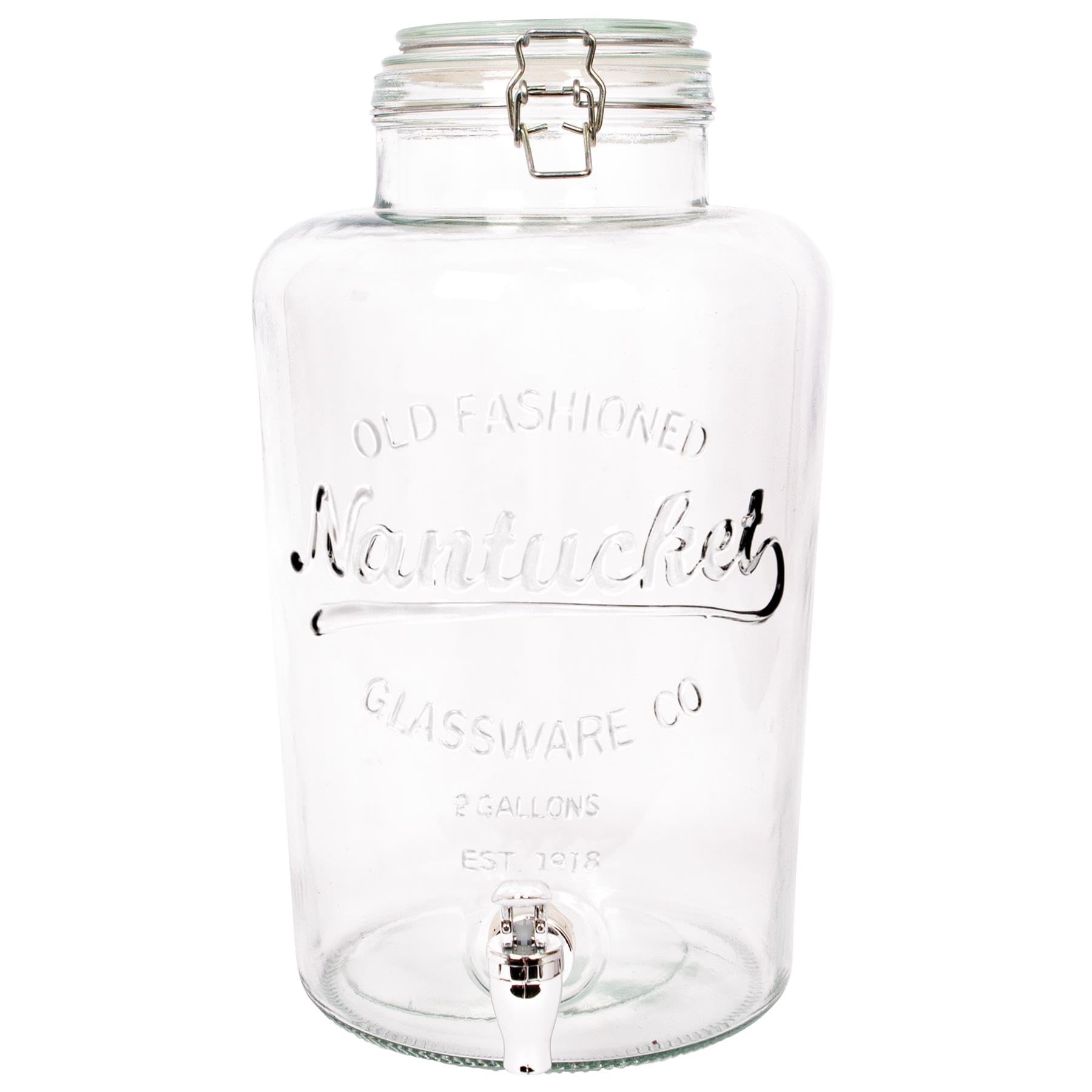Rink Drink 8.7L Glass Drinks Dispenser With Tap