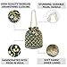 Aheli Green Potli Purses Gift for Women Handmade Evening bag Stylish Bridal Fashion Wristlet Bag