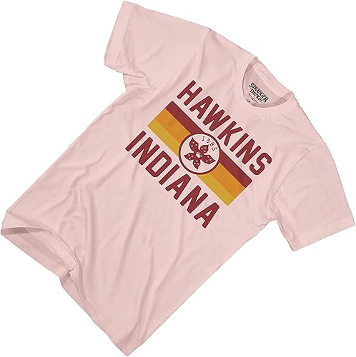 Miniatura 4 de Netflix Camiseta con logotipo de Stranger Things para hombre, Joyce Byers, Jim Hopper, Mike Wheeler y Eleven Tee Stranger Things