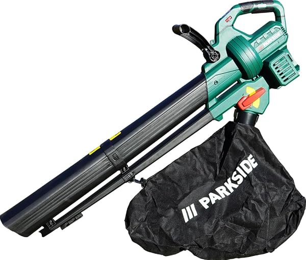 Aspirateur souffleur de feuilles sans fil 40 V, 3 en 1 avec broyeur, vert