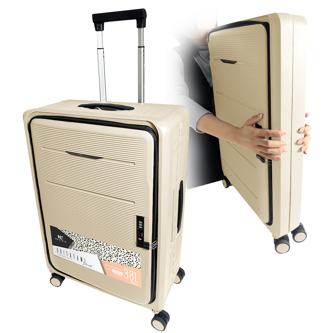 【新品未使用】tal by yumi ベージュ キャリーケース tal by yumi ベージュ キャリーケース バッグ カバン マルチ