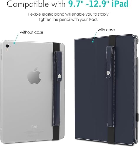 Vista 5 de Soporte para bolígrafo para iPad Pro 9.7 de Moko, índigo (1-Indigo)