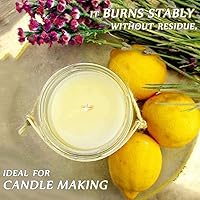 Vista 5 de Mechas de madera cruzada para hacer velas, 75 mechas de madera agrietada para velas (25 juegos)