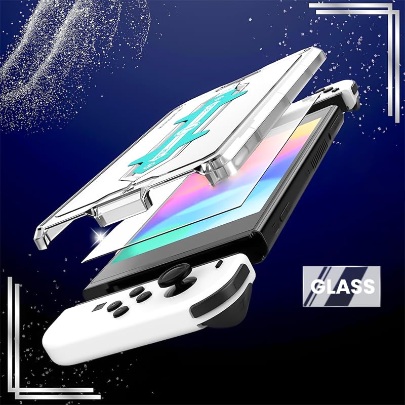 Image of ZORBES 2Pack Tempered Glass Screen Protector for Nintendo Switch2, 8.7'' Automatic Calibration /Anti-Scratch /Case Friendly&Bubble Free, Protective Ultra Slim Game Console Screen Protector