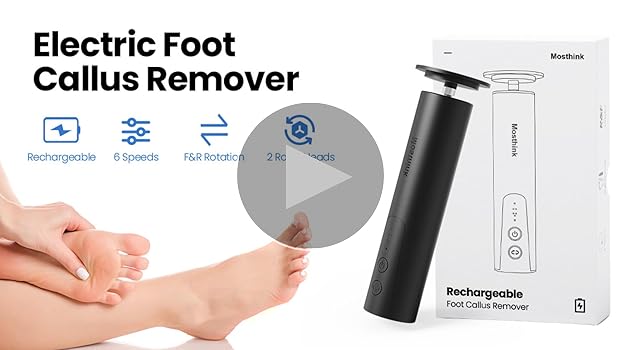 Amazon.com: Electric Foot Callus Remover, 2 in 1 | 6 Speed