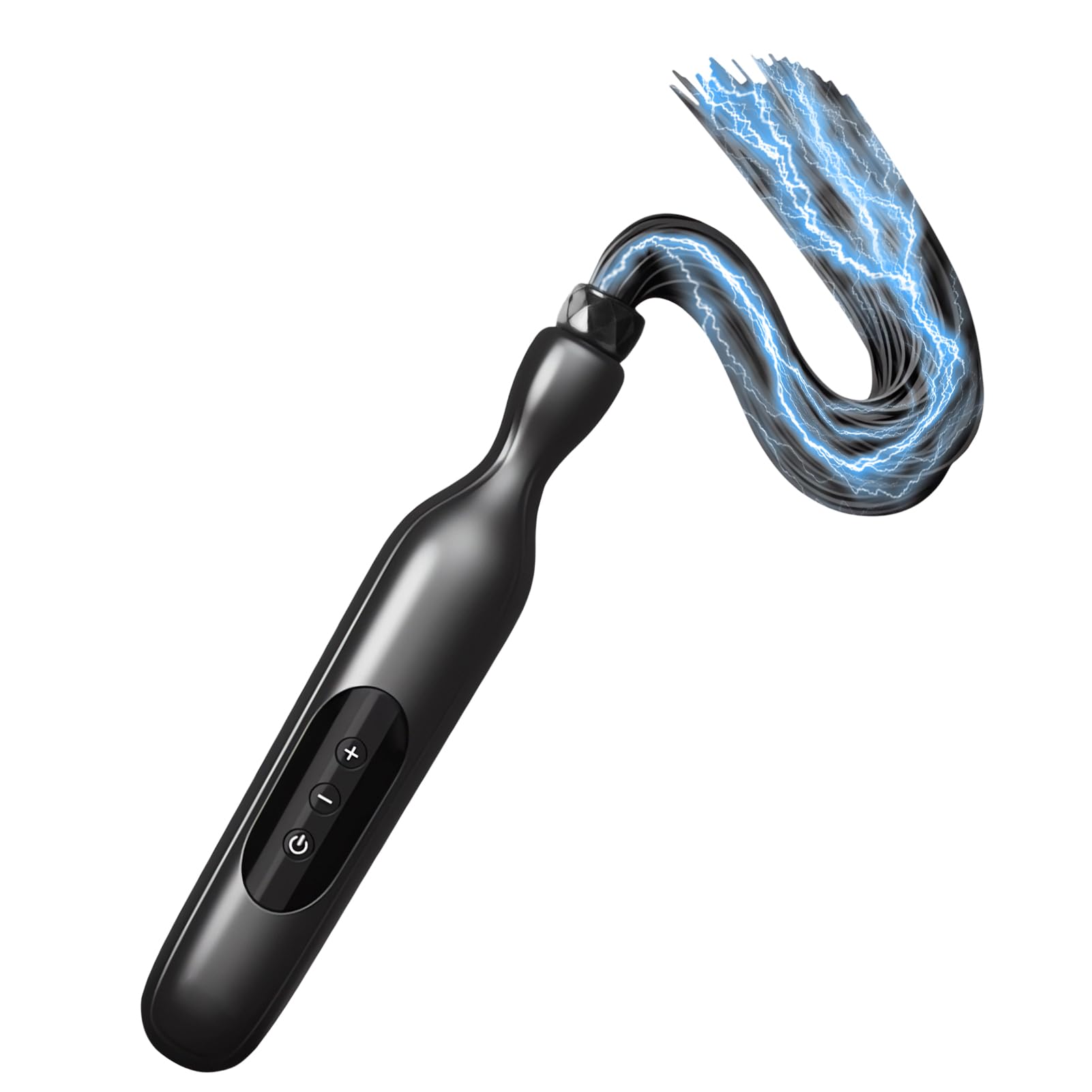 SXOVO Latigo Eléctrico Juguetes Eróticos para Pareja Sexuales - Fusta y Latigo Sexuales con 5 Niveles Intensidad Descarga, Fusta Eróticos para Esclava Azotaina, BDSM Juguetes Sexuales Mujer Hombre