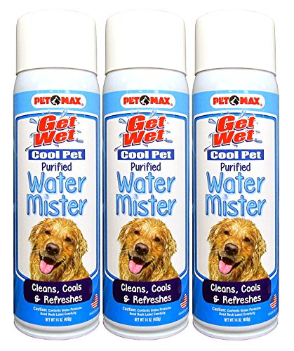 Pet Max Cool Pet Purified Water Mister (Three 14oz Can Pack)