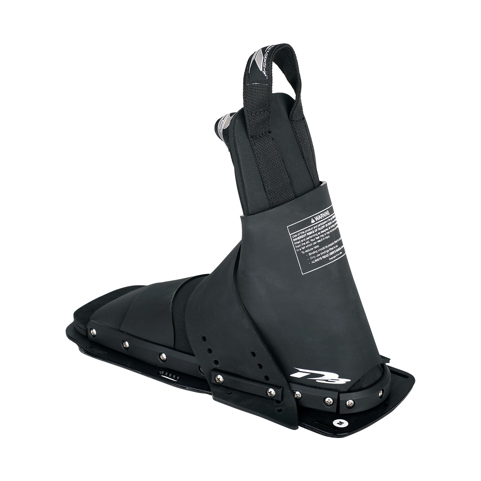 MESLE Monoski Freecarve mit D3 Leverage Blackout Bindung, Slalom Ski, Tunnel Wasser-Ski für ambitionierte Slalom-Fahrer, mit Aluminium Finne